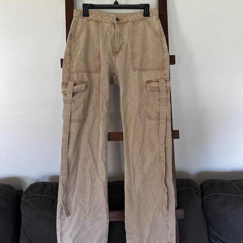 Wide Leg Cargo Pants